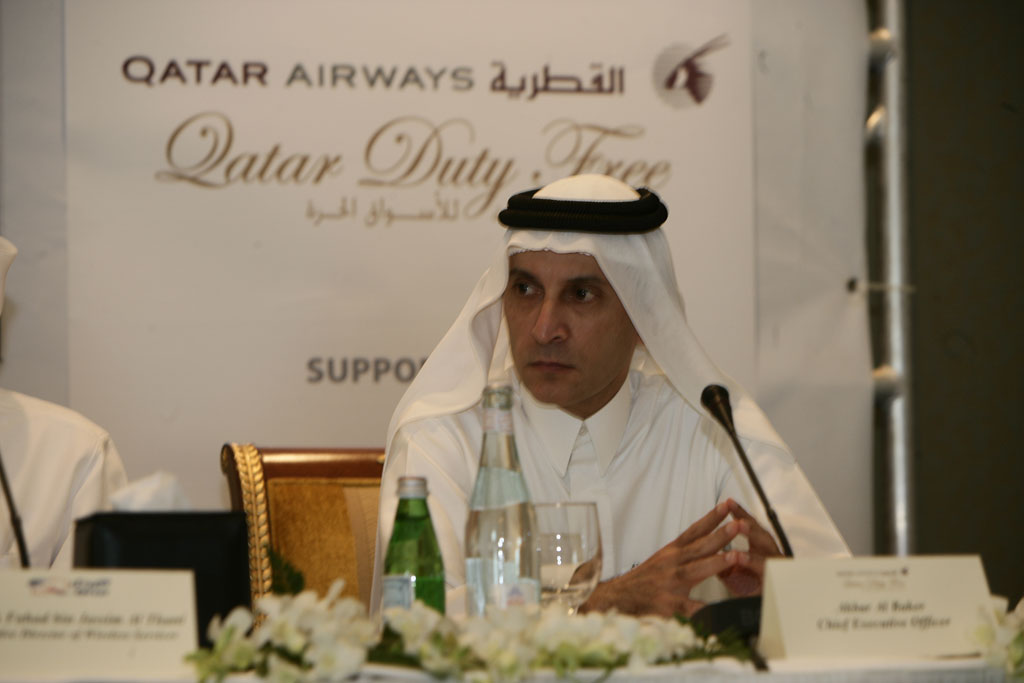 Akbar Al Baker, Chief Executive Officer of Qatar Airways and Qatar Duty Free